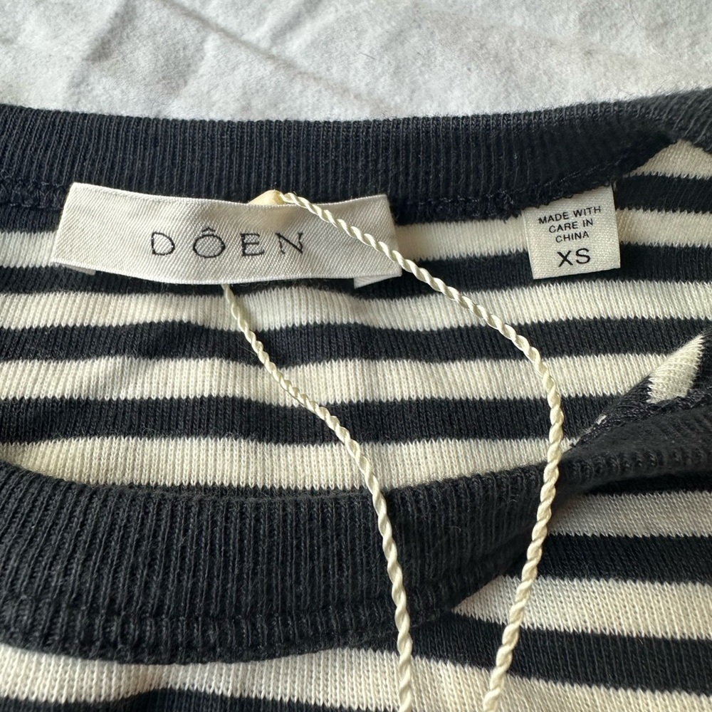 NWT Doen XS Vivi Stripe Top - Picture 4 of 6